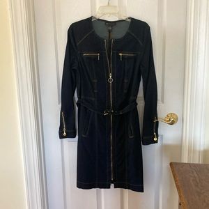 INC denim dress dark blue